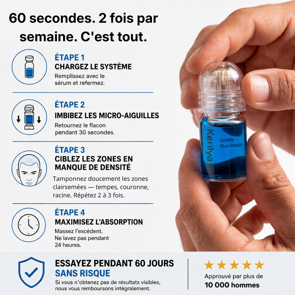 Micro-Infuse® - Atteint la racine, relance la repousse